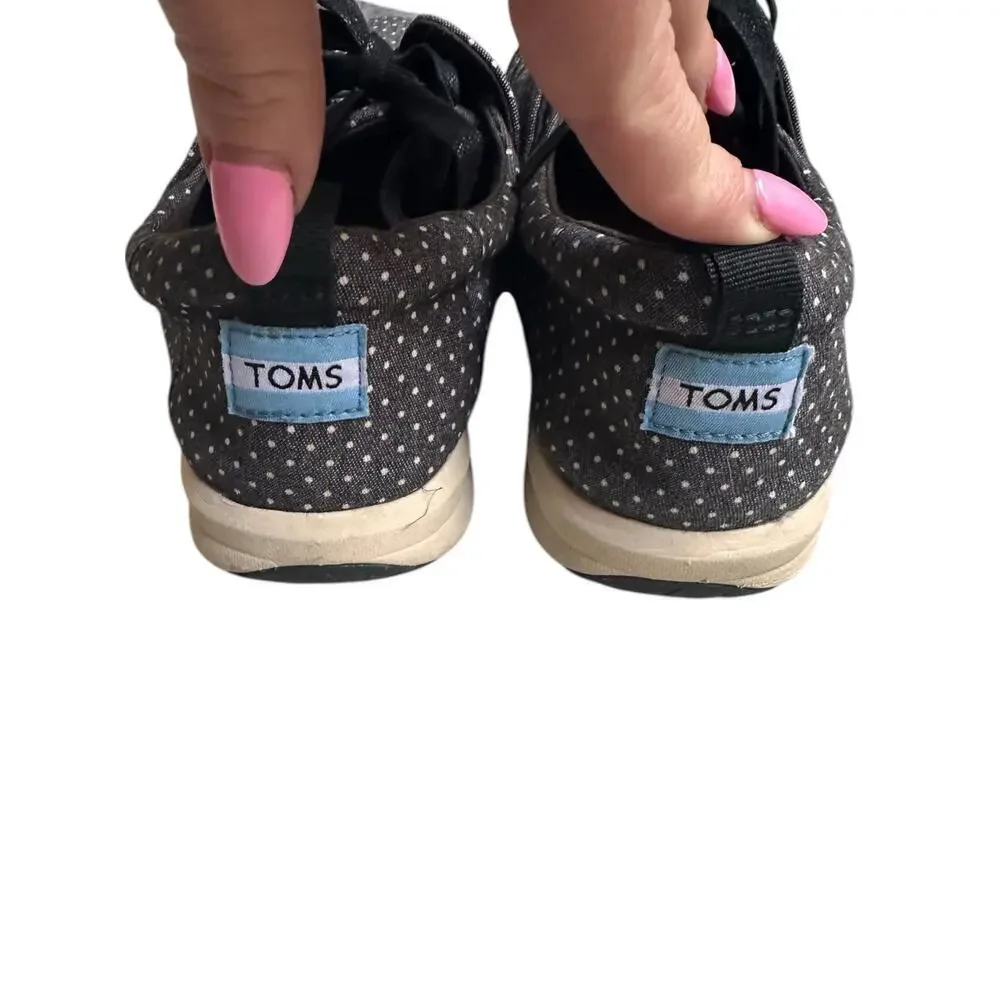 TOMS Women’s Size 11 / Men’s 9 Polka Dot Lace-Up Sneakers